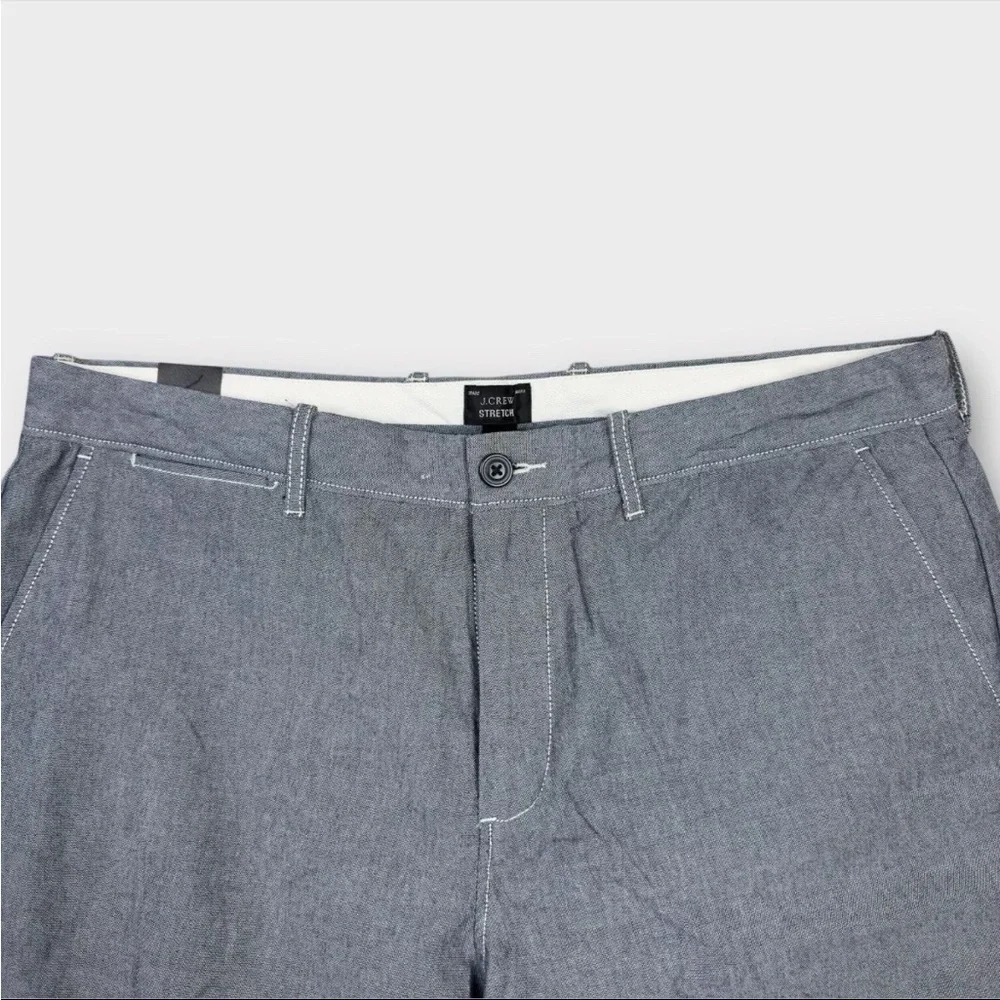 NEW J. Crew 770 Straight Stretch Chino Pants Grey Mens Size 34 x 32 WX0339 City